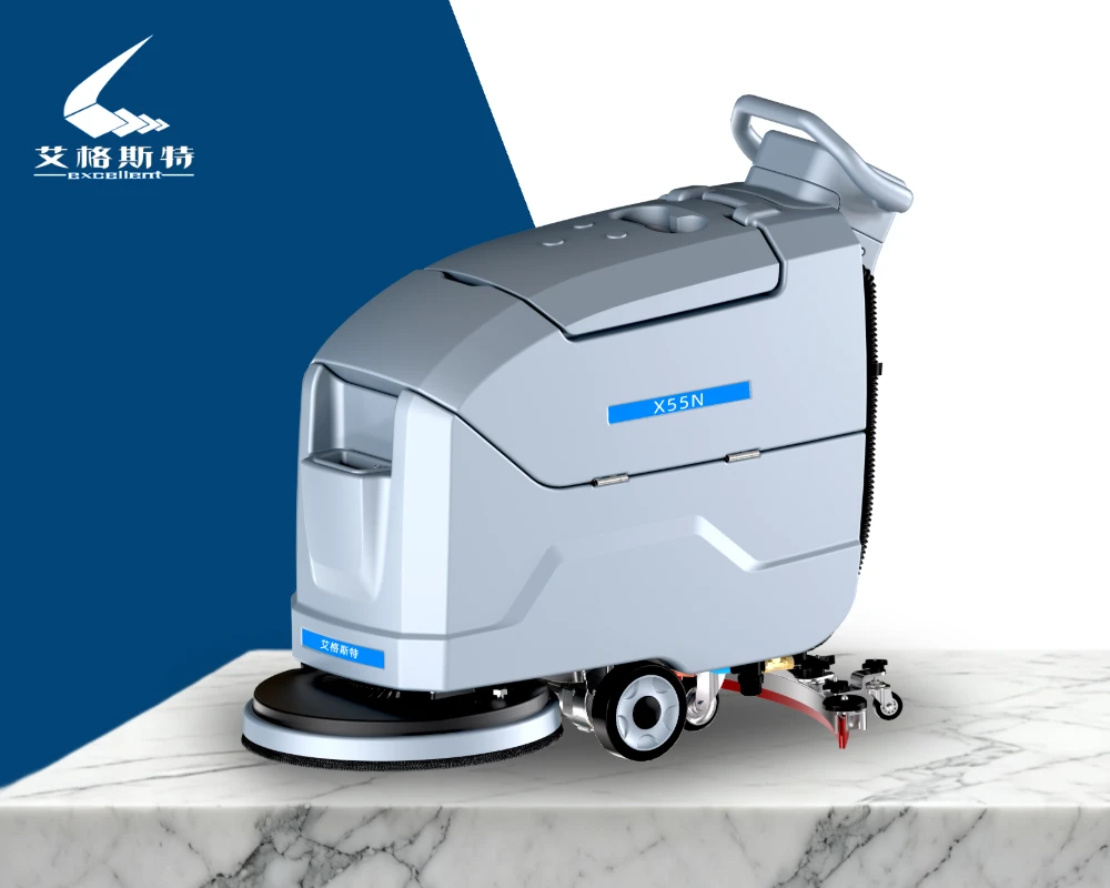 Hand pushed floor scrubber X55N